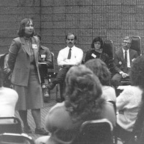 Janet speaking at a gathering of the Southern Environmental Network - Feb 28, 1988